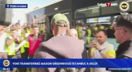 Fenerbah&ccedil;e, Mason Greenwood'a kavuştu! Havaalanında coşkulu kalabalık
