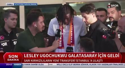 Galatasaray yeni transferi Ugochukwu  İstanbul! geldi