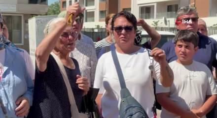 &Ouml;rnekk&ouml;y'de hak sahiplerinden 'anahtarlı' protesto: Evlerimizin teslim edilmesini istiyoruz