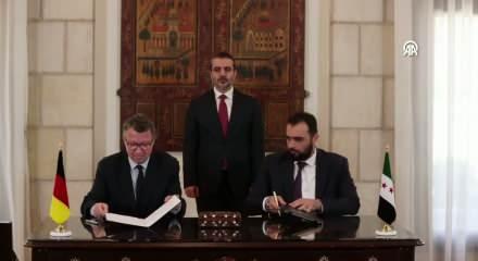 Suriye ve Almanya arasında kritik imza!