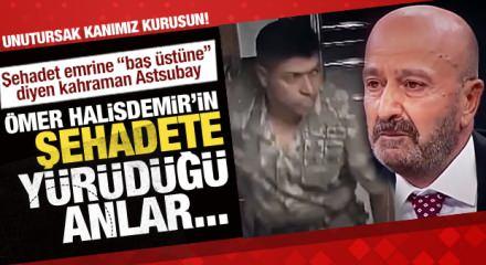 Unutursak kanımız kurusun... &Ouml;mer Halisdemir'in şehadete y&uuml;r&uuml;d&uuml;ğ&uuml; anlar!