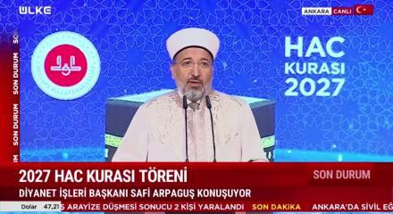 2027 hac kuraları &ccedil;ekildi