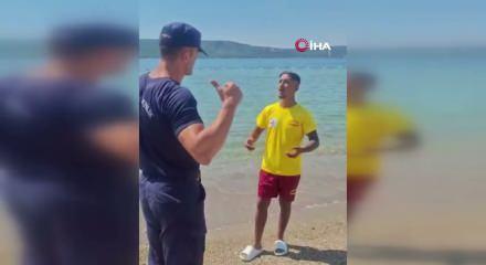 &Ccedil;anakkale'de plajda patlamamış askeri m&uuml;himmat bulundu