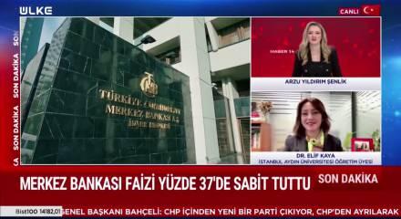Merkez Bankası faizi y&uuml;zde 37'de sabit tuttu