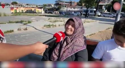 &Uuml;sk&uuml;dar&rsquo;da bir teyze sokak r&ouml;portajında provokat&ouml;r trole ders verdi: &lsquo;Vatanın var mı?&rsquo;
