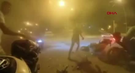 Uzman &ccedil;avuşun &ouml;ld&uuml;ğ&uuml; feci kazanın g&ouml;r&uuml;nt&uuml;leri ortaya &ccedil;ıktı
