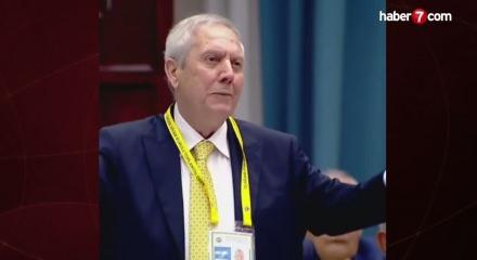 Aziz Yıldırım Fenerbah&ccedil;e Divan Kurulu'nda eski y&ouml;neticiyle tartıştı!