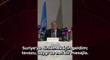 BM Genel Sekreteri Guterres: İsrail, Suriye'yi kendi haline bırakmalıdır