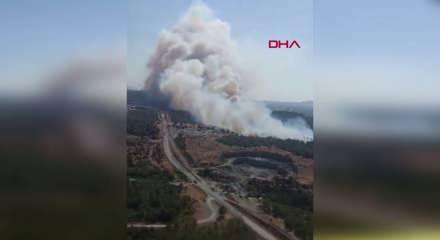 &Ccedil;anakkale'de orman yangını