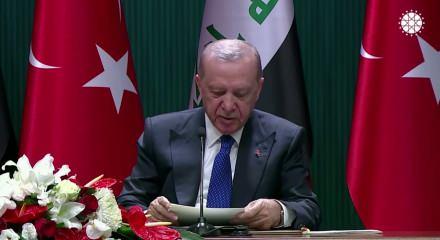 Cumhurbaşkanı Erdoğan: T&uuml;rkiye olarak Irak'a her alanda desteğe hazırız