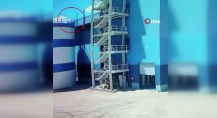 İki kişinin &ouml;ld&uuml;ğ&uuml; korkun&ccedil; patlamada dehşet anlarının g&ouml;r&uuml;nt&uuml;leri ortaya &ccedil;ıktı