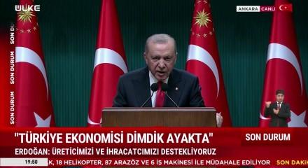Kabine Toplantısı sona erdi: Cumhurbaşkanı Erdoğan'dan &ouml;nemli a&ccedil;ıklamalar