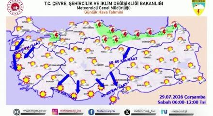 Şiddetli r&uuml;zgar tehlikeyi artırdı: Meteoroloji ve Bakanlıktan peş peşe uyarı