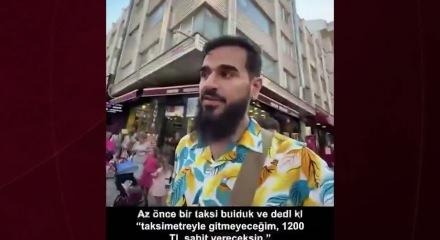 Turistin İstanbul'daki taksi sınavı: &Uuml;st &uuml;ste &uuml;&ccedil; kez dolandırılmaya &ccedil;alışıldı