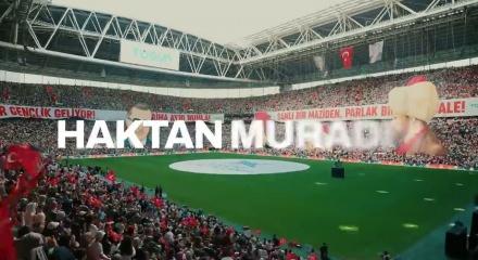 T&Uuml;GVA gen&ccedil;liğinden Cumhurbaşkanı Erdoğan'a vefa eseri