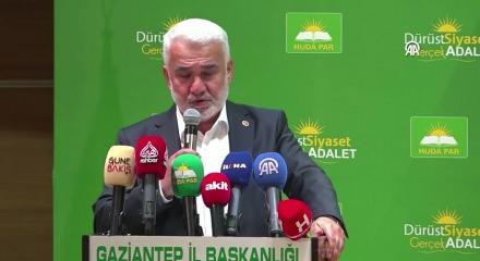 H&Uuml;DA PAR Genel Başkanı Yapıcıoğlu: "S&uuml;re&ccedil; başarıyla tamamlanmalı, ter&ouml;r son bulmalı"
