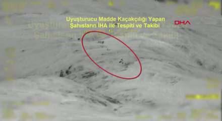 Havadan JİHA takip etti, karadan jandarma bastı: 253 kilo esrar yakalandı!