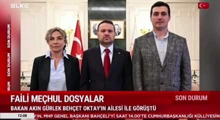 Akın G&uuml;rlek, Beh&ccedil;et Oktay'ın ailesiyle g&ouml;r&uuml;şt&uuml;