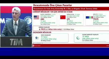 Bakan Bolat ihracat rakamlarını a&ccedil;ıkladı