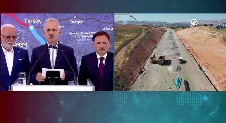 Bakan Uraloğlu yeni m&uuml;jdeleri a&ccedil;ıkladı "Kayseri -Ankara arası da 1 saat 45 dakikaya d&uuml;şecek!"