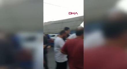 Beyoğlu'nda kanlı dehşet! Pazarcı kalasla başını yardı