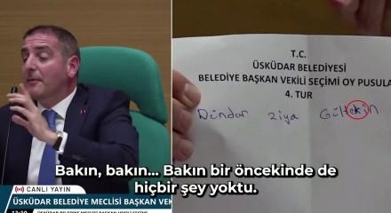 Bu kadarına pes: &Uuml;sk&uuml;dar se&ccedil;imlerinde kameraya yansıyan şaibe ve gasp anları
