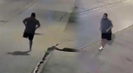  Ekvador'da tek bacaklı gasp&ccedil;ı kameraya yakalandı