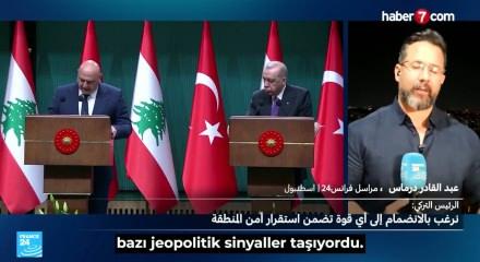 France 24:  T&uuml;rkiye Trump'a, L&uuml;bnan i&ccedil;in İİT destekli Arap-İslam g&uuml;c&uuml; teklif etti