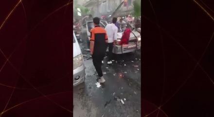 Suriye'de şiddetli patlama! &Ccedil;ok sayıda &ouml;l&uuml; ve yaralı var