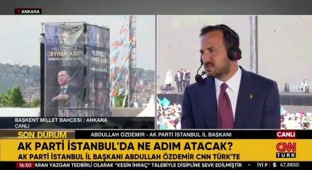 AK Parti İstanbul İl Başkanı &Ouml;zdemir, son anket sonu&ccedil;larını a&ccedil;ıkladı
