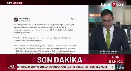 Bakan G&uuml;rlek a&ccedil;ıkladı... İki faili me&ccedil;hul dosya daha aydınlatıldı