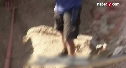 Bel&ccedil;ika'da tadilattaki binanın duvarında yaklaşık 9 milyon avro değerinde altın bulundu