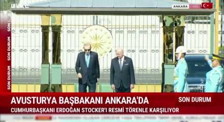 Cumhurbaşkanı Erdoğan Avusturya Başbakanı K&uuml;lliye'de ağırladı