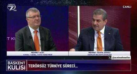 Esenler Belediye Başkanı Mehmet Tevfik G&ouml;ksu Ter&ouml;rs&uuml;z T&uuml;rkiye'den rahatsız olanları a&ccedil;ıkladı