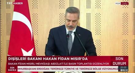 Hakan Fidan: T&uuml;rk halkı ile Mısır halkı Salah vesileyle kucaklaştı