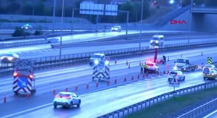 İstanbul'da bazı yollar trafiğe kapatıldı