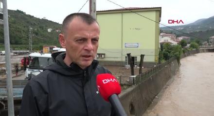 Keşap Belediye Başkanı Arışan şiddetli yağışlarla ilgili olarak: Bu kadar şiddetli olabileceğini tahmin etmiyorduk
