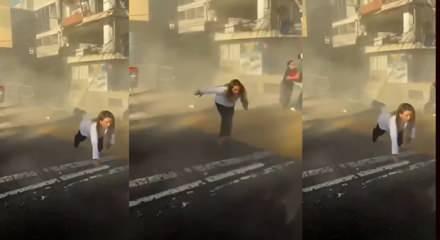 Kolombiya'da 7,4 b&uuml;y&uuml;kl&uuml;ğ&uuml;ndeki deprem anları! Felaket anları b&ouml;yle g&ouml;r&uuml;nt&uuml;lendi
