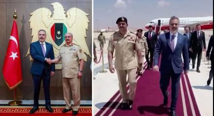 Dışişleri Bakanı Hakan Fidan, Hafter'le bir araya geldi