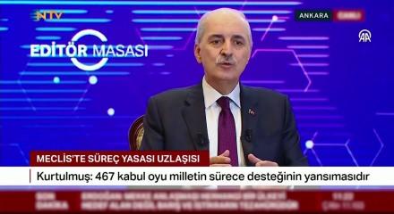 Meclis Başkanı Numan Kurtulmuş &Ccedil;er&ccedil;eve Yasa hakkında konuştu