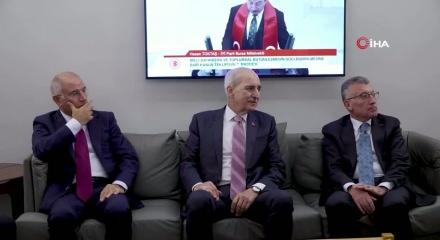 TBMM Başkanı Kurtulmuş&rsquo;tan kulis ziyareti