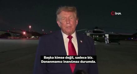 Trump: "H&uuml;rm&uuml;z Boğazı &uuml;zerinde tam kontrole sahibiz"