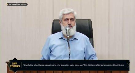 Alparslan Kuytul Mekke Anlaşması i&ccedil;in 'İhanet anlaşması' demişti