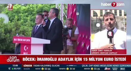 B&ouml;cek&rsquo;in &ldquo;15 milyon euro&rdquo; iddiasına baz kaydı: İmamoğlu ile aynı yerde buluştukları tespit edildi
