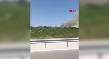 &Ccedil;anakkale Ezine'de orman yangını