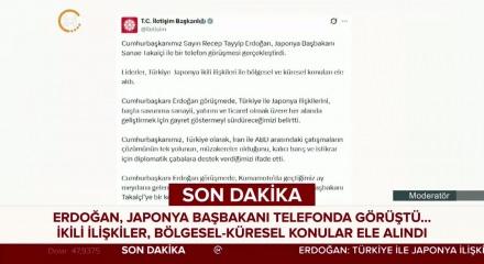 Cumhurbaşkanı Erdoğan, Japonya Başbakanı ile g&ouml;r&uuml;şt&uuml;