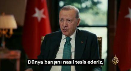 Erdoğan El-Cezire ekranlarında İsrail uyarısında bulundu