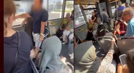 İzmir'de otob&uuml;ste "gavur" s&ouml;zleri tartışma &ccedil;ıkardı