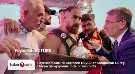 Karakucak D&uuml;nya Şampiyonası&rsquo;nda Feyzullah Akt&uuml;rk şampiyon oldu