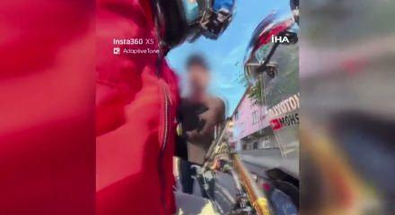 Kocaeli'de trafikte maganda dehşeti: "Seni gebertirim" diyerek kuryeyi darp etti